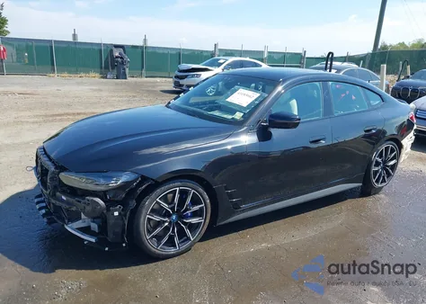 2024 BMW I4 Edrive35 из США, поврежденный, VIN WBY43AW06RFR95835